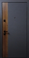 Металлическая дверь с комбинированными панелями МДФ и скрытыми петлями